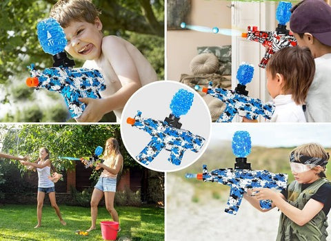 Kids Paintball Gun Soft water beads are used as Gel Balls for kids' safety